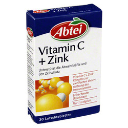 ABTEI Vitamin C plus Zink Lutschtabletten